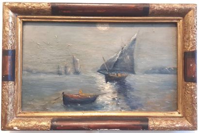 ECOLE FRANCAISE DEBUT XXe SIECLE
Barques...