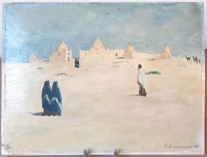 Paul GUION (1881-1972)
Ville dans le désert
Huile...