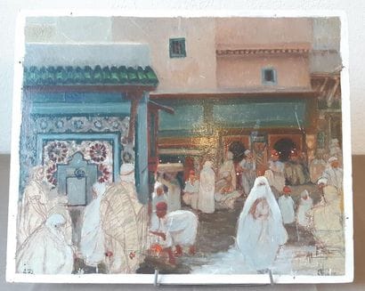 Paul GUION (1881-1972)
Ruelle animée à Alger
Huile...