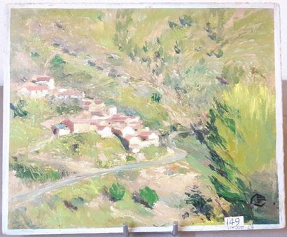 GUION
HUILE sur carton 