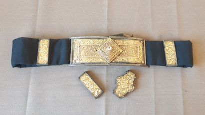 CEINTURE de maharadja 
En or et argent 
...