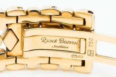 RENE BOIVIN
MONTRE bracelet de dame en or...