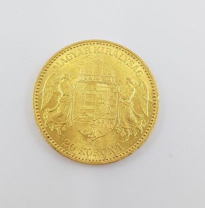 PIECE de 20 couronnes Magyar
1894
Poids :...