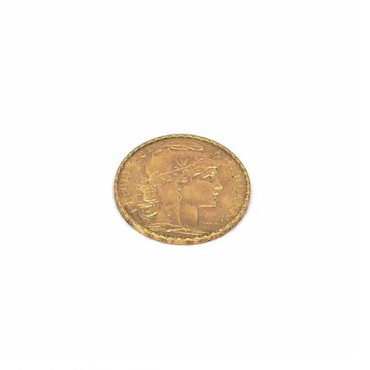 PIECE de 20 francs or au coq 1911
Poids :...