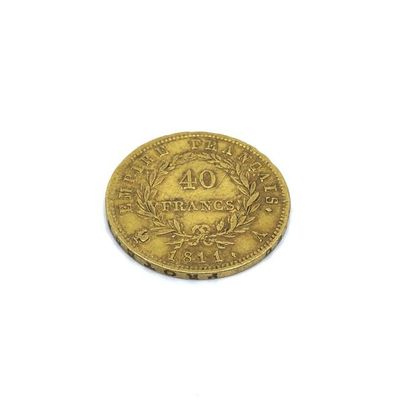 PIECE de 40 francs Napoléon or 1811 frappe...