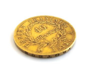 PIECE de 40 francs Napoléon or 1811 frappe...