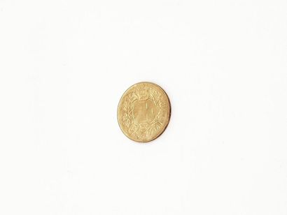 PIECE 20 francs Suisse 
1935