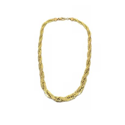 COLLIER 
en or jaune 750° maille fantaisie...