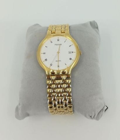 PULSAR
Montre bracelet en métal doré, boîtier...