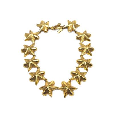 CHARLES JOURDAN
Collier en métal doré à motif...