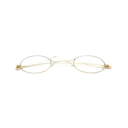 LUNETTE monture or 
Poids brut : 9,31 g