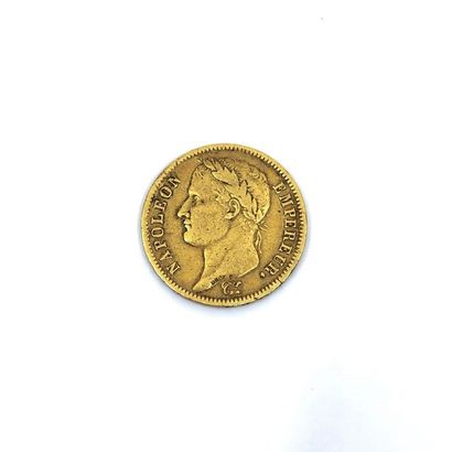 PIECE 40 FRANCS OR 
Napoléon 1812 frappe...