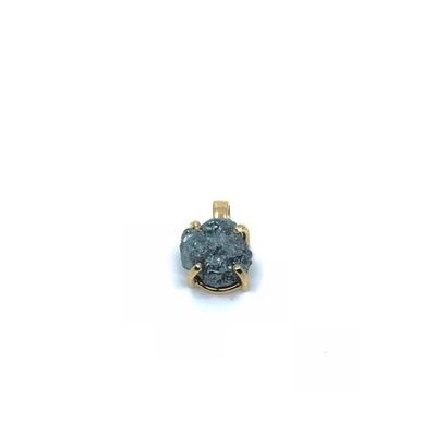 PENDENTIF 
en or jaune 750° ornée d'un diamant...