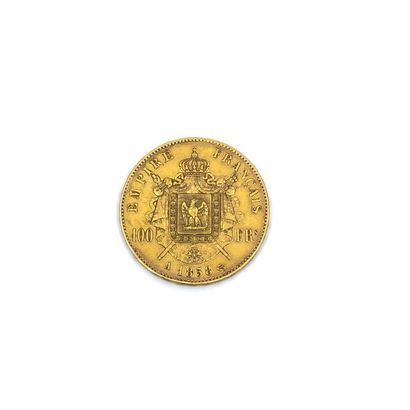 PIECE 100 FRANCS OR
Napoléon III 1858 frappe...