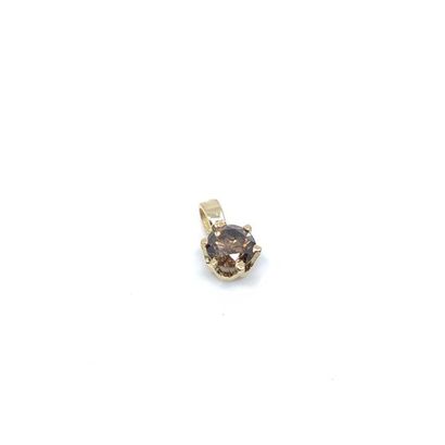 PENDENTIF
en or jaune 750° orné d'un diamant...