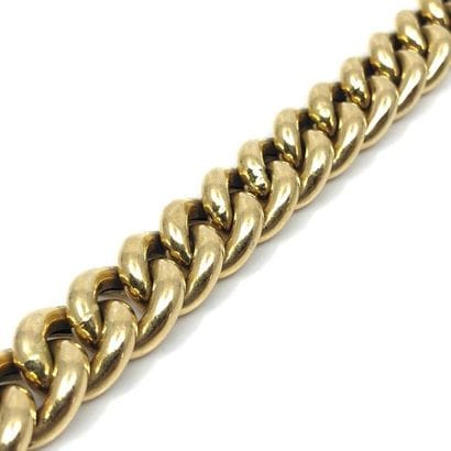 BRACELET gourmette
maille américaine en or...
