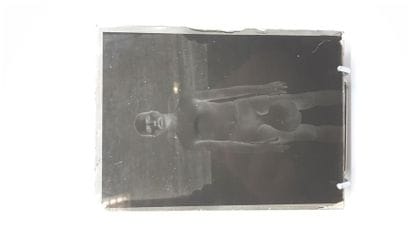 Lot contenant des plaques photographiques...