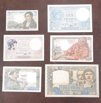 billets français F4 date:GX 5/10/1939 GX...