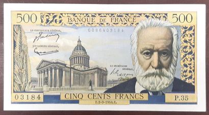 billet français F35 E 2/9/1954 E Alph P35...
