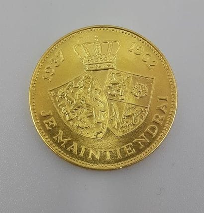 Rare médaille commémorative 
25e anniversaire...