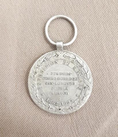 une medaille sans ruban Napoleon III expedition...