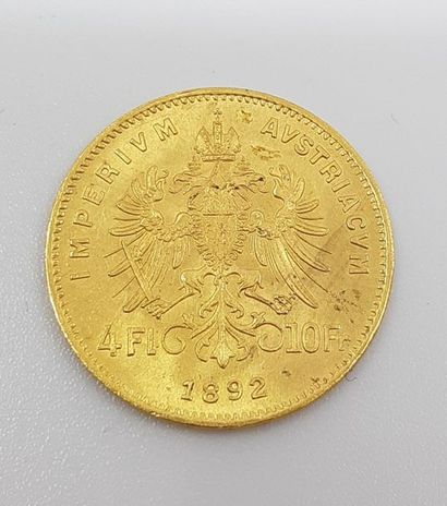 AUTRICHE - FRANÇOIS JOSEPH 
4 Florins-10...