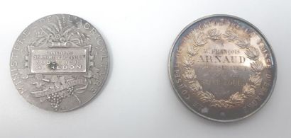 medaille en argent caisse d'epargne ville...