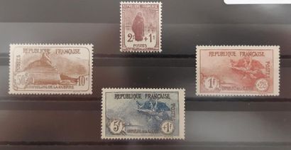 FRANCE third series ORPHELINS, N°229 to 232...