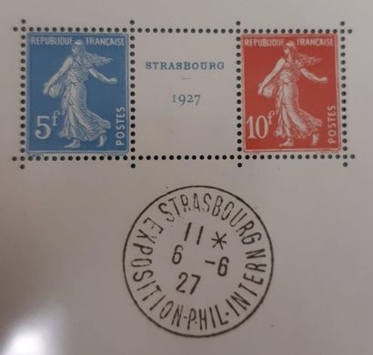 France N°2, postmark exhibition excluding...