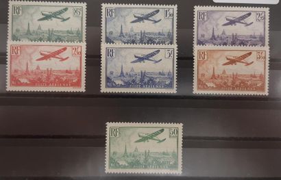 France airmail N°8 to 13 (**)
Airmail N°14...