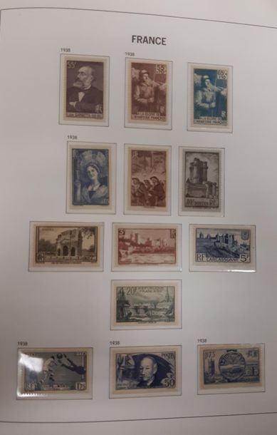 France album DAVO N°1, 1900 to 1950 incomplete...