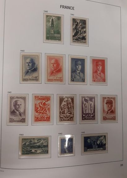 France album DAVO N°1, 1900 to 1950 incomplete...