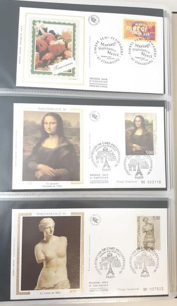 TWO DAVO albums with first day cover (30...