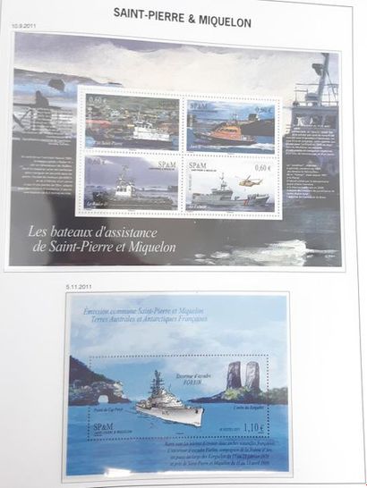 COLLECTION of Saint pierre et miquelon in...