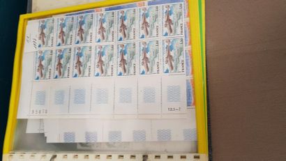 a grey binder with PA stamps