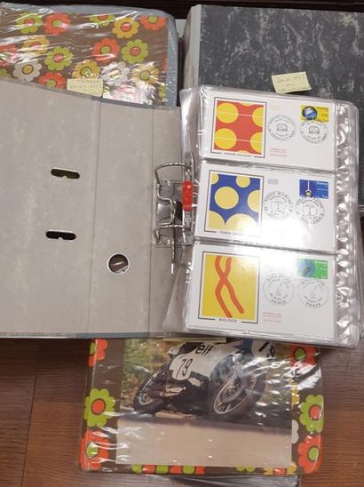 4 albums of envelopes 1st day France from...