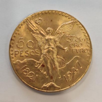 PIECE DE 50 PESOS mexicain 
Poids : 41,69...