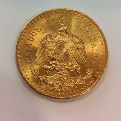 PIECE DE 50 PESOS mexicain 
Poids : 41,69...