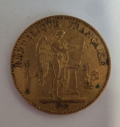 PIECE OF 20 gold francs to the engineer ...