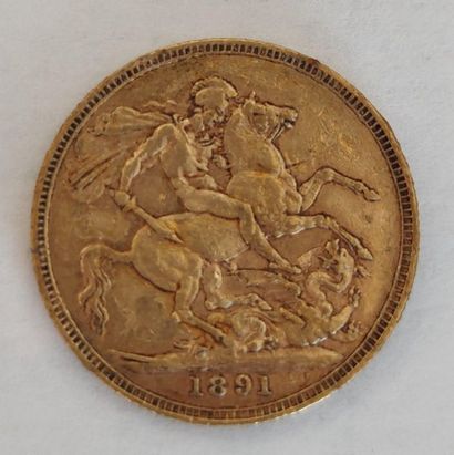 VICTORIA VOUVERAIN GOLD 1891
Weight: 7,93...