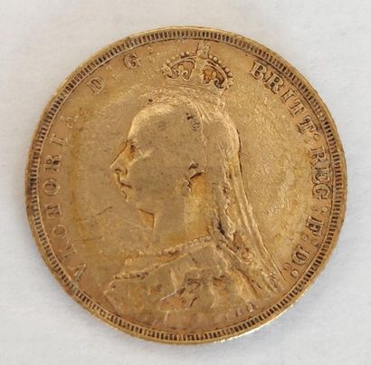 VICTORIA VOUVERAIN GOLD 1891
Weight: 7,93...