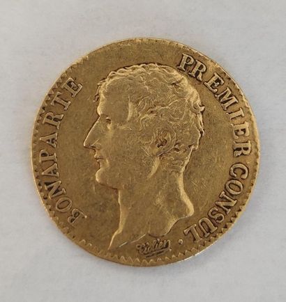 PIECE 20 gold francs Napoleon first consul...