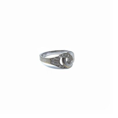 DINH VAN
BAGUE menotte sertie de diamants...