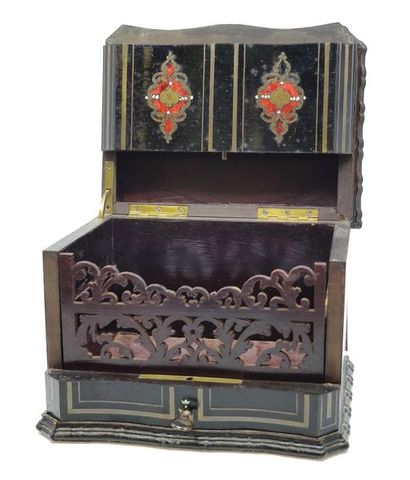 COFFRET D'EPOQUE NAPOLEON III à bijoux en...