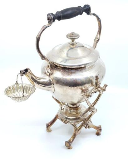 CHRISTOFLE
SAMOVAR en métal argenté sur pieds...