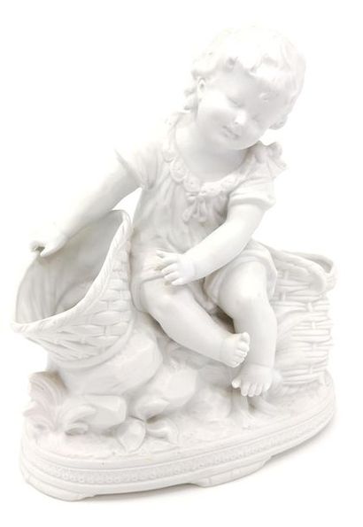 BISCUIT
bouquetiere a décor d'une jeune fille...