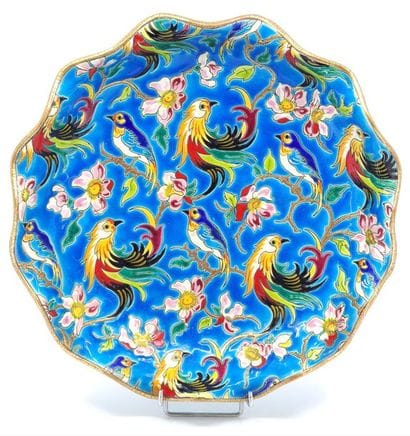 LONGWY Boisfleury
PLAT ROND en faience et...