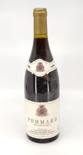 POMMARD 
bouteille de vin rouge de 1999,...