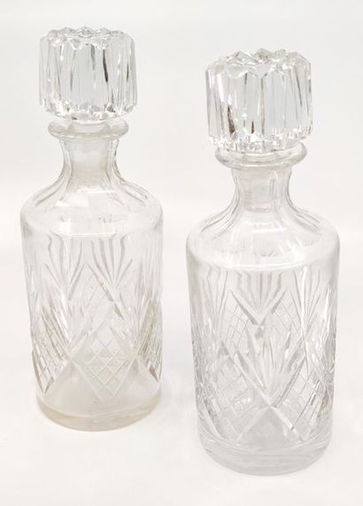 CRISTALLERIE DE LORAINNE
DEUX carafes en...