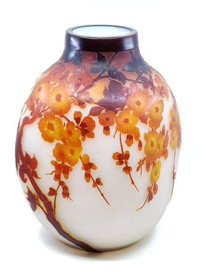 Emile GALLE (1846-1904)
Vase carré côtés...